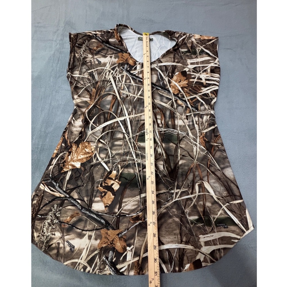 Hatchie Women's Camouflage Vest XL Sleeveless Hunting Outdoor Camo Top Woodland - Picture 9 of 9